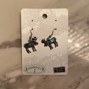 Nature's 1 Moose Earrings